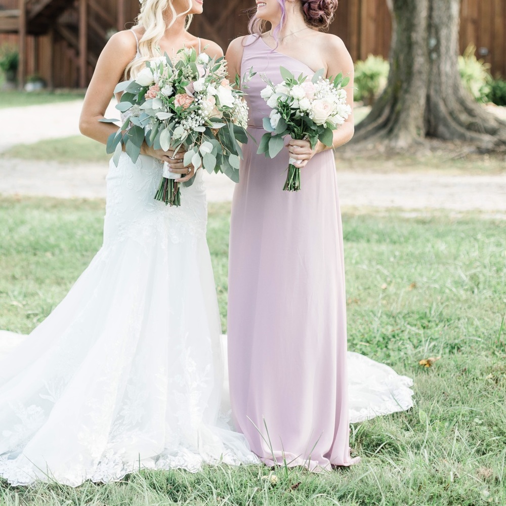 One shoulder dress